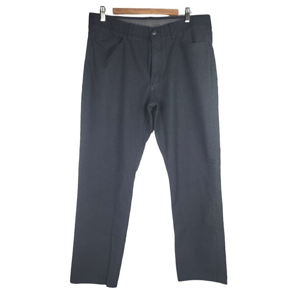 Denver Hayes Men's Stretch 5 Pocket Athletic Chinos Brushed Blue 36x30 - Picture 1 of 12